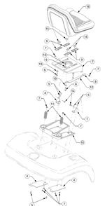 Part Location Diagram of 932-04100 MTD Spring-index adjustment
